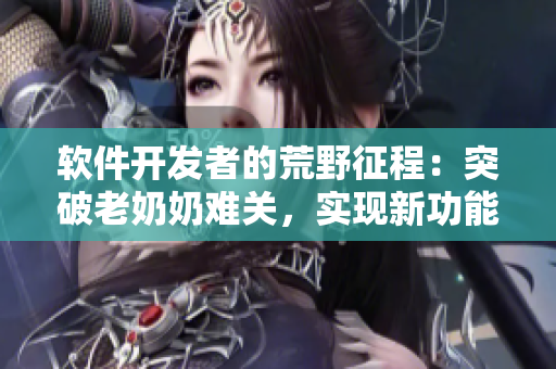 软件开发者的荒野征程：突破老奶奶难关，实现新功能