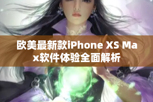 欧美最新款iPhone XS Max软件体验全面解析