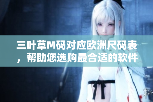 三叶草M码对应欧洲尺码表，帮助您选购最合适的软件开发者工作服
