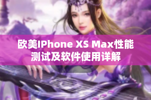 欧美IPhone XS Max性能测试及软件使用详解