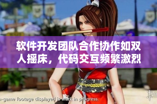 软件开发团队合作协作如双人摇床，代码交互频繁激烈运动