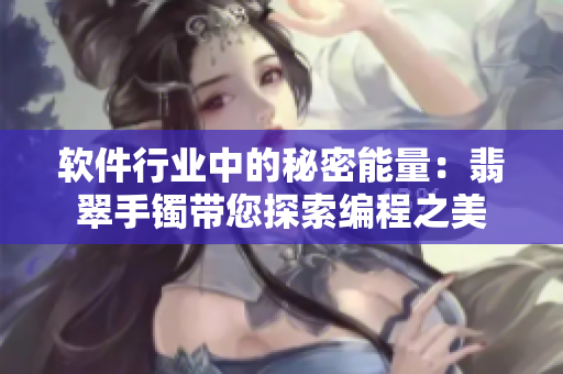 软件行业中的秘密能量：翡翠手镯带您探索编程之美