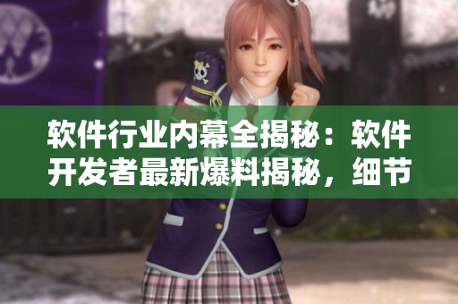 软件行业内幕全揭秘：软件开发者最新爆料揭秘，细节惊人！