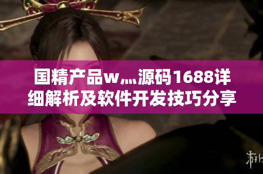 国精产品w灬源码1688详细解析及软件开发技巧分享