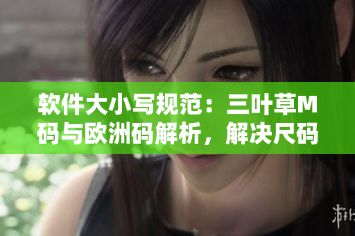 软件大小写规范：三叶草M码与欧洲码解析，解决尺码转换难题