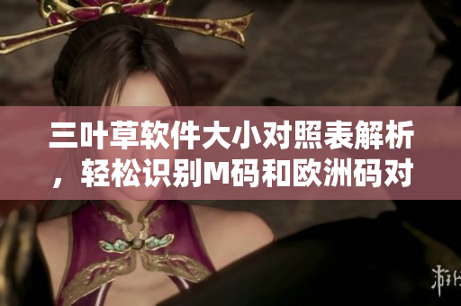 三叶草软件大小对照表解析，轻松识别M码和欧洲码对应关系