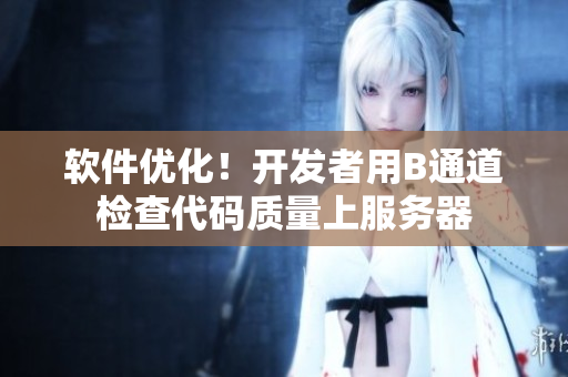 软件优化！开发者用B通道检查代码质量上服务器