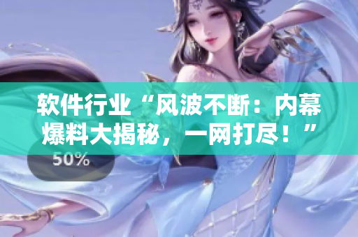 软件行业“风波不断：内幕爆料大揭秘，一网打尽！”