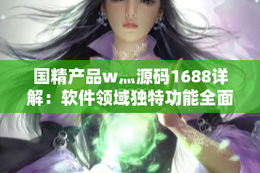国精产品w灬源码1688详解：软件领域独特功能全面解析