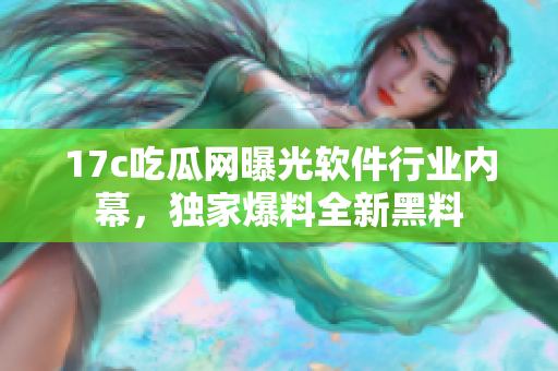 17c吃瓜网曝光软件行业内幕，独家爆料全新黑料