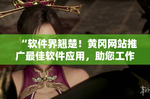 “软件界翘楚！黄冈网站推广最佳软件应用，助您工作生活更轻松”