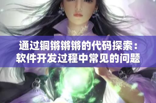 通过铜锵锵锵的代码探索：软件开发过程中常见的问题及其解决方案