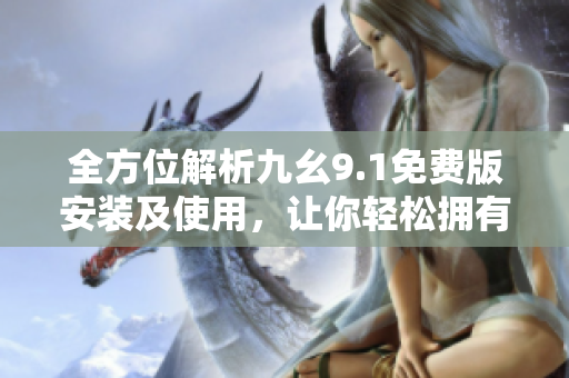 全方位解析九幺9.1免费版安装及使用，让你轻松拥有一款高效软件