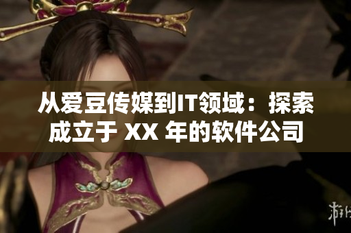 从爱豆传媒到IT领域：探索成立于 XX 年的软件公司