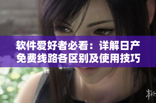 软件爱好者必看：详解日产免费线路各区别及使用技巧