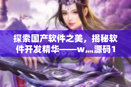 探索国产软件之美，揭秘软件开发精华——w灬源码1688详解
