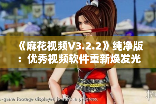 《麻花视频V3.2.2》纯净版：优秀视频软件重新焕发光彩