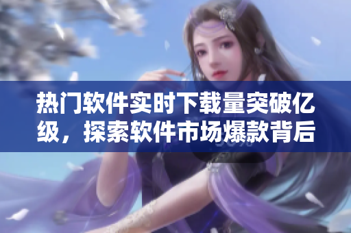 热门软件实时下载量突破亿级，探索软件市场爆款背后的秘密