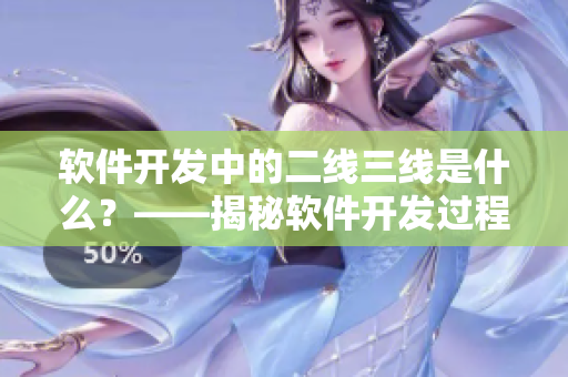 软件开发中的二线三线是什么？——揭秘软件开发过程中的重要角色