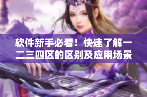 软件新手必看！快速了解一二三四区的区别及应用场景