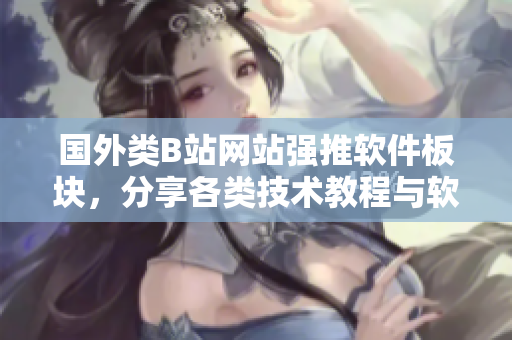 国外类B站网站强推软件板块，分享各类技术教程与软件评测