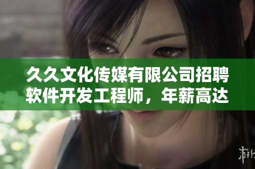 久久文化传媒有限公司招聘软件开发工程师，年薪高达30万！