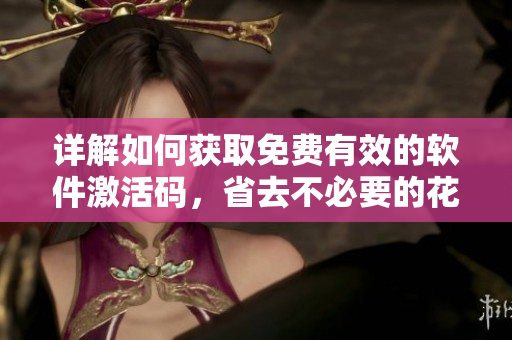 详解如何获取免费有效的软件激活码，省去不必要的花费