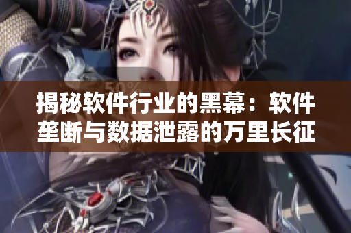 揭秘软件行业的黑幕：软件垄断与数据泄露的万里长征
