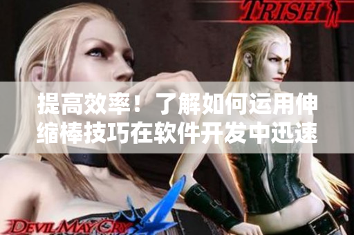 提高效率！了解如何运用伸缩棒技巧在软件开发中迅速解决问题