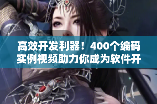高效开发利器！400个编码实例视频助力你成为软件开发专家