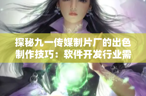 探秘九一传媒制片厂的出色制作技巧：软件开发行业需要的制作标准？