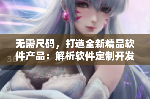 无需尺码，打造全新精品软件产品：解析软件定制开发之道