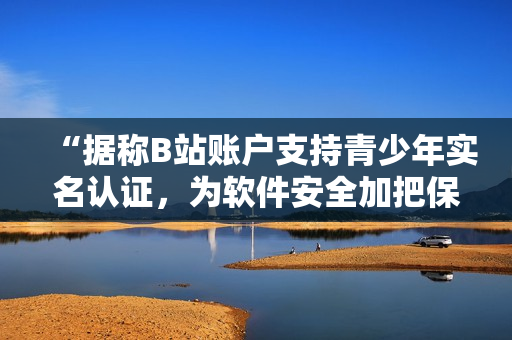 “据称B站账户支持青少年实名认证，为软件安全加把保障！”
