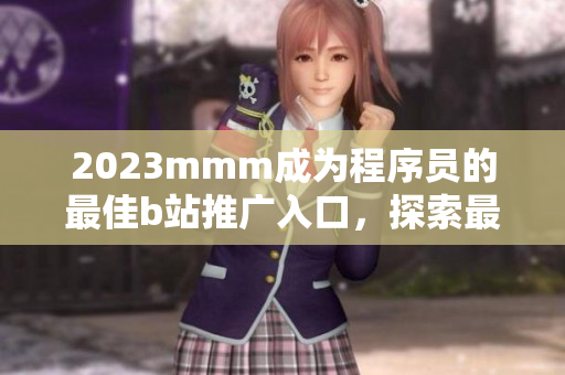 2023mmm成为程序员的最佳b站推广入口，探索最新软件技术与开发实践
