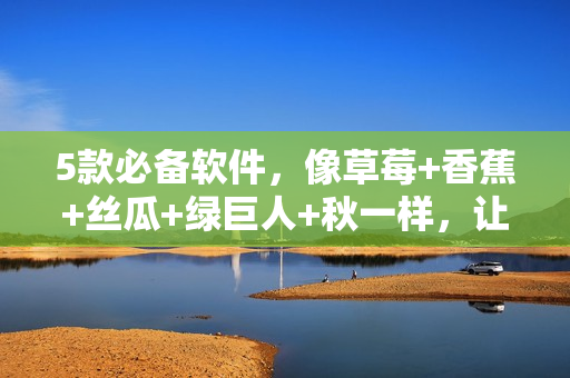 5款必备软件，像草莓+香蕉+丝瓜+绿巨人+秋一样，让你的电脑更顺畅