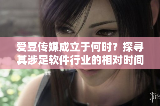爱豆传媒成立于何时？探寻其涉足软件行业的相对时间