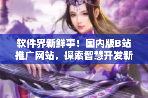 软件界新鲜事！国内版B站推广网站，探索智慧开发新天地