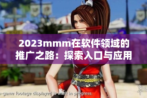 2023mmm在软件领域的推广之路：探索入口与应用的新时代
