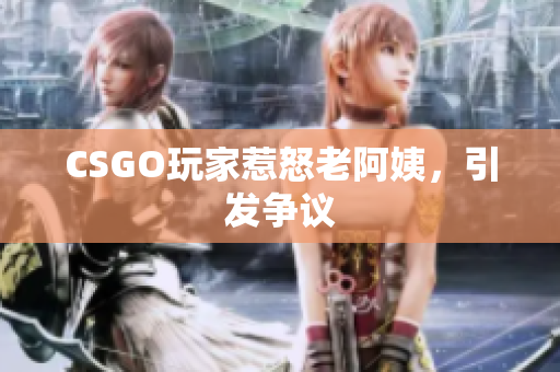 CSGO玩家惹怒老阿姨，引发争议