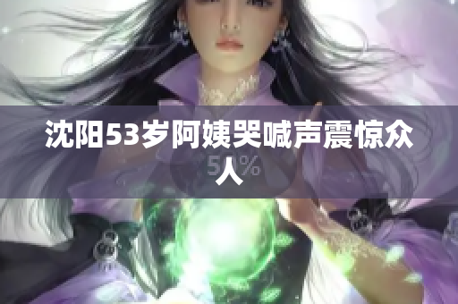 沈阳53岁阿姨哭喊声震惊众人