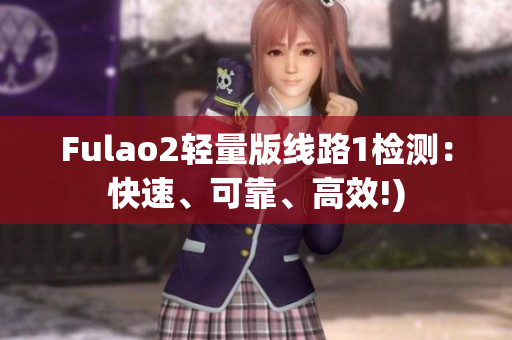 Fulao2轻量版线路1检测：快速、可靠、高效!)