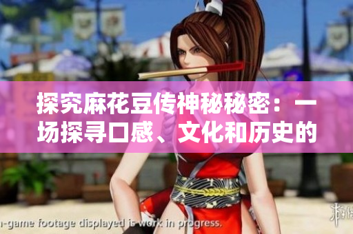 探究麻花豆传神秘秘密：一场探寻口感、文化和历史的之旅