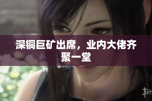 深铜巨矿出席，业内大佬齐聚一堂