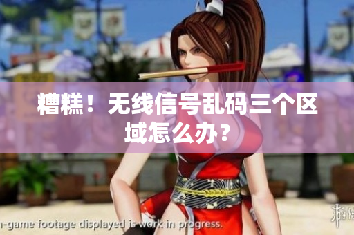 糟糕！无线信号乱码三个区域怎么办？