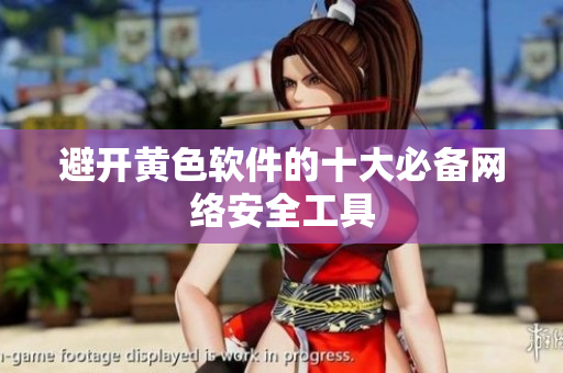 避开黄色软件的十大必备网络安全工具