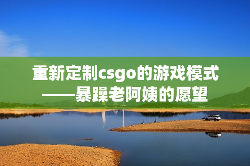 重新定制csgo的游戏模式——暴躁老阿姨的愿望
