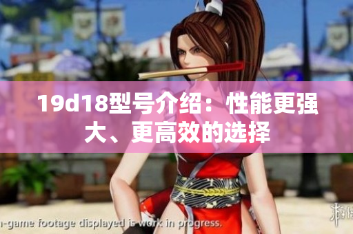 19d18型号介绍：性能更强大、更高效的选择