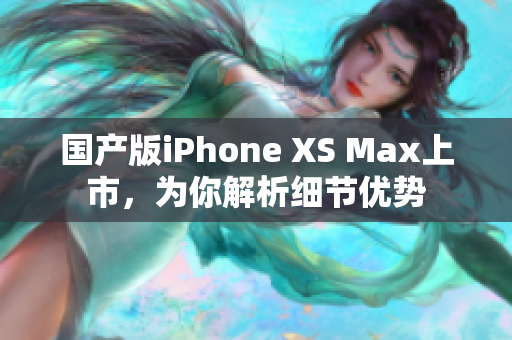 国产版iPhone XS Max上市，为你解析细节优势